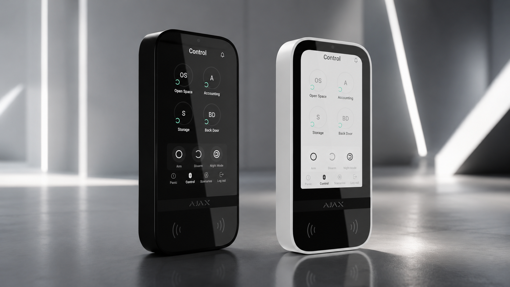 AJAX KeyPad TouchScreen Fibra: moderne Touch-Bedienung für professionelle Sicherheitsprojekte
