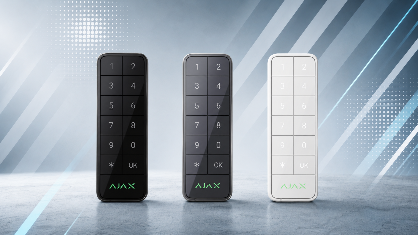 Ajax Superior KeyPad Outdoor Fibra: Robuste Außenbedienung für professionelle Sicherheitsanlagen