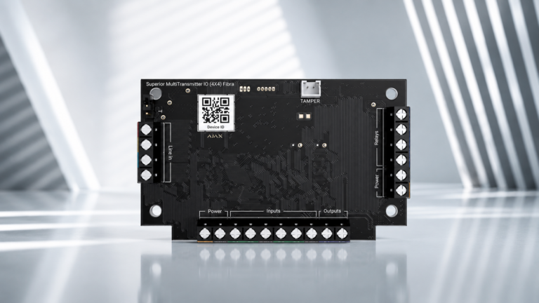 AJAX Superior MultiTransmitter IO (4×4) Fibra: Verkabelte Geräte clever ins AJAX System integrieren