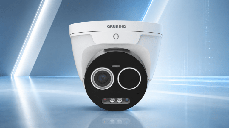Grundig GU-TI-AP4607E: Wärmebild-Domekamera mit optischer IP-Kamera und smarter Analyse