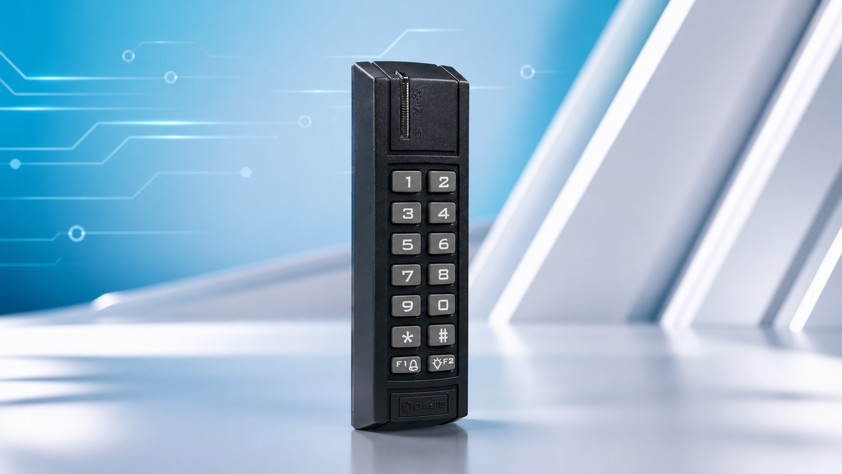 Jablotron JA-123E-NFC: BUS Außenzugangsmodul mit NFC und Tastatur